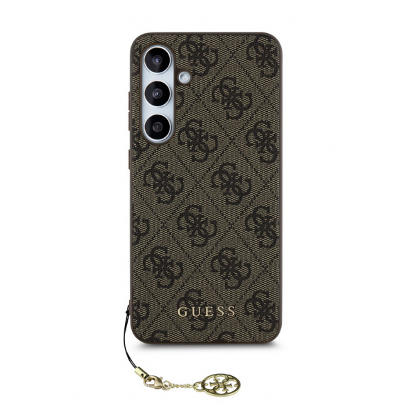 Guess 4G berlockfodral till Samsung Galaxy S24 FE Brun