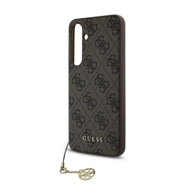 Guess 4G berlockfodral till Samsung Galaxy S24 FE Brun