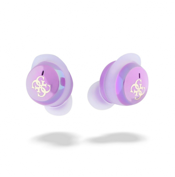 Guess 4G Logotyp Mini TWS trådlösa hörlurar Purple