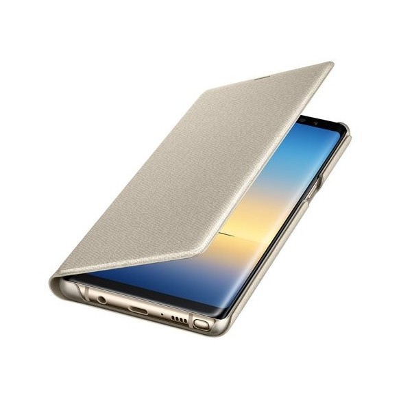 Samsung EF-NN950PFE LED View Cover Vikbart Fodral Till Samsung Galaxy Note 8 - Guld