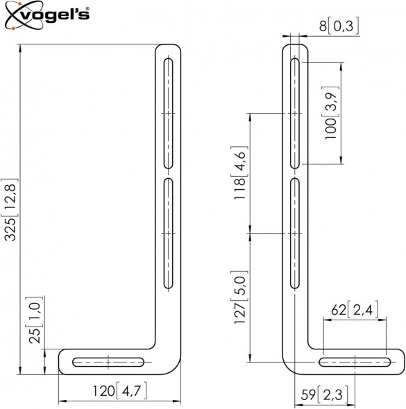 Vogel's SOUND 1250 Universal Soundbar-fäste för montering