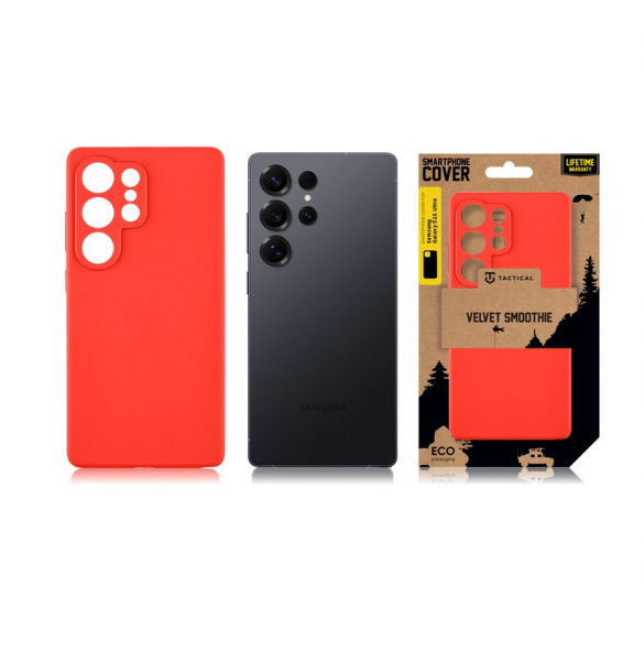 Tactical Velvet Smoothie Cover för Samsung Galaxy S25 Ultra Chilli