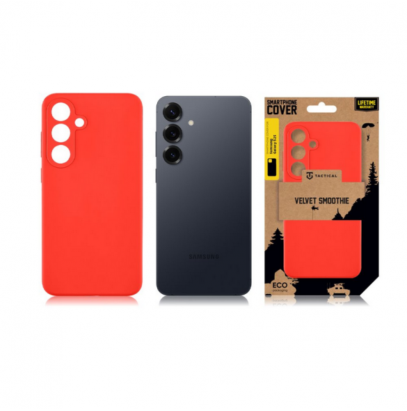 Tactical Velvet Smoothie Cover för Samsung Galaxy S25 Chilli