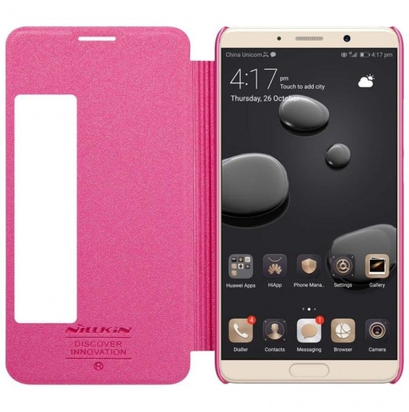 Rosa och väldigt snyggt skydd för Huawei Mate 10.