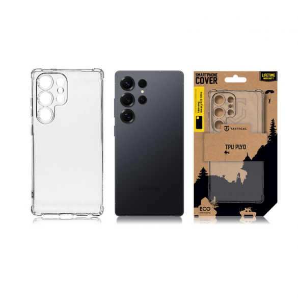 Tactical TPU Plyo Cover för Samsung Galaxy S25 Ultra Transparent