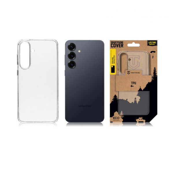 Taktisk TPU-skal för Samsung Galaxy S25+ Transparent
