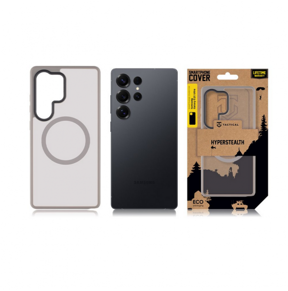 Tactical MagForce Hyperstealth skal till Samsung Galaxy S25 Ultra Light Grey