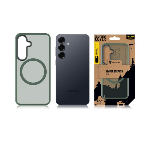Tactical MagForce Hyperstealth skal till Samsung Galaxy S25 Forest Green