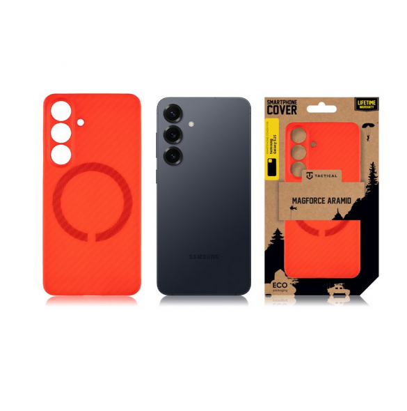 Tactical MagForce Aramid Bloody Mary Limited Edition skal till Samsung Galaxy S25