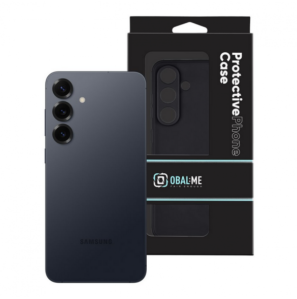OBAL:ME Matte TPU skal för Samsung Galaxy S25+ Svart