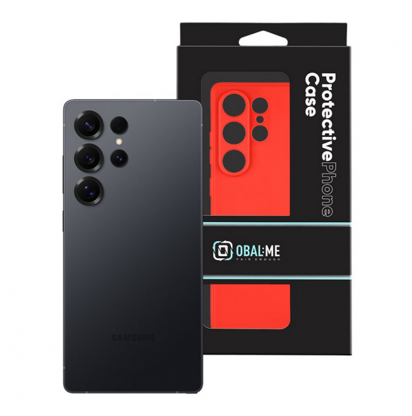 OBAL:ME Matte TPU skal för Samsung Galaxy S25 Ultra Red