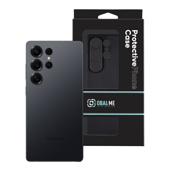 OBAL:ME Matte TPU skal för Samsung Galaxy S25 Ultra Black