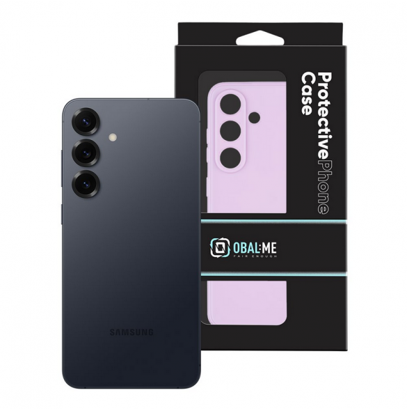 OBAL:ME Matte TPU skal för Samsung Galaxy S25 Lila