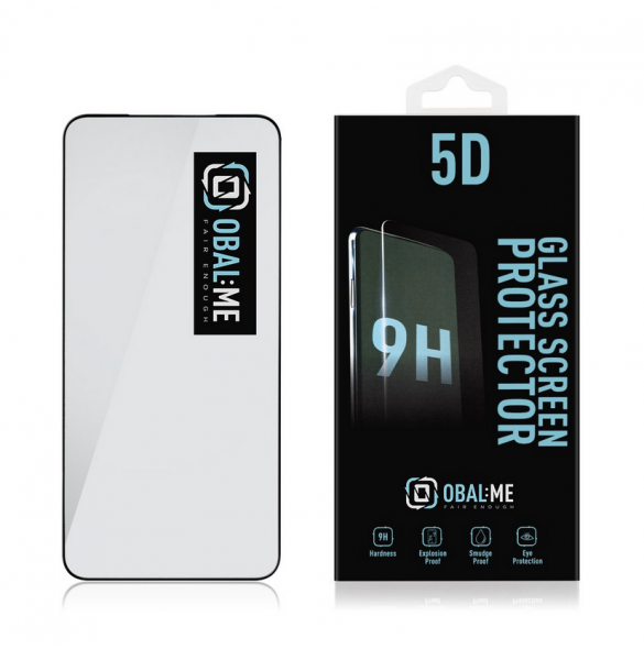 OBAL:ME 5D skärmskydd i glas för Samsung Galaxy S24+/S25+ Svart
