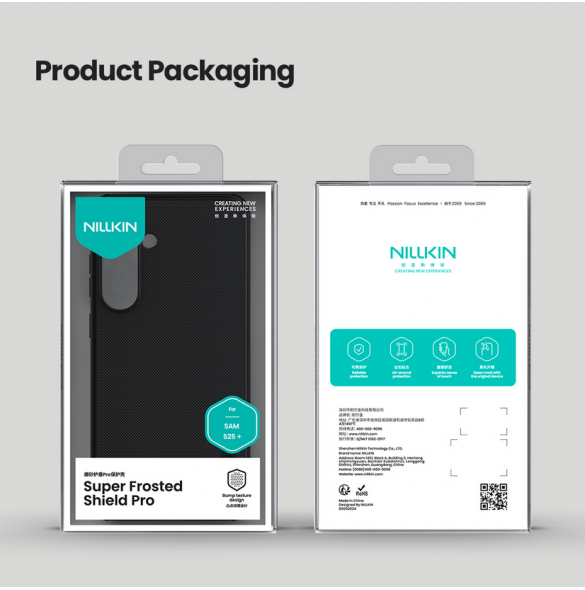 Nillkin Super Frosted PRO Bakskal till Samsung Galaxy S25+ Svart