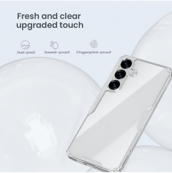 Nillkin Nature TPU PRO skal till Samsung Galaxy S25+ Transparent