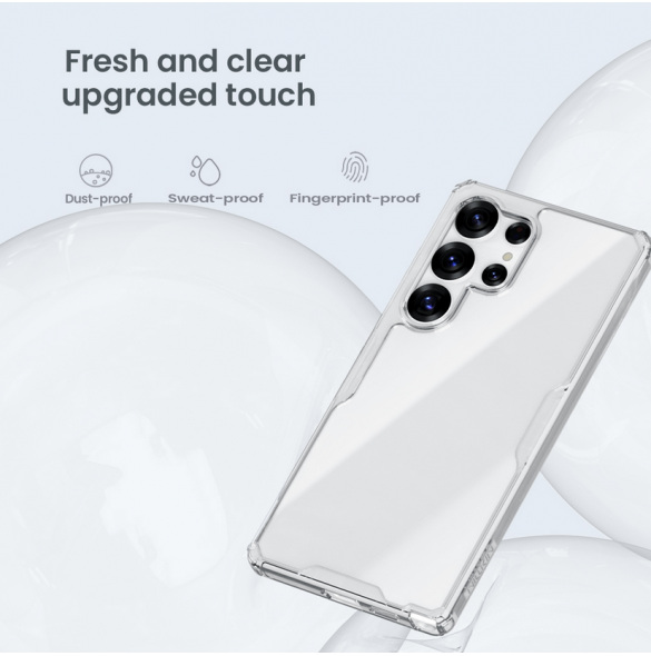 Nillkin Nature TPU PRO skal till Samsung Galaxy S25 Ultra Transparent