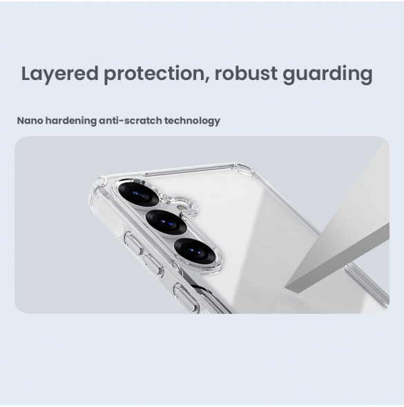 Nillkin Nature TPU PRO Skal till Samsung Galaxy S25 Transparent