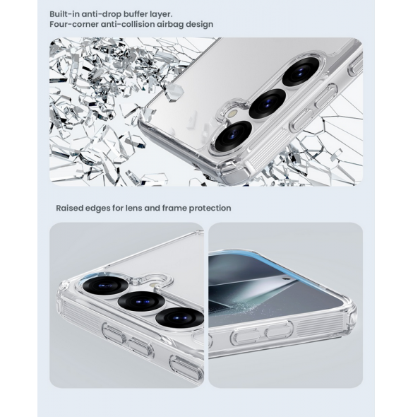 Nillkin Nature TPU PRO Skal till Samsung Galaxy S25 Transparent