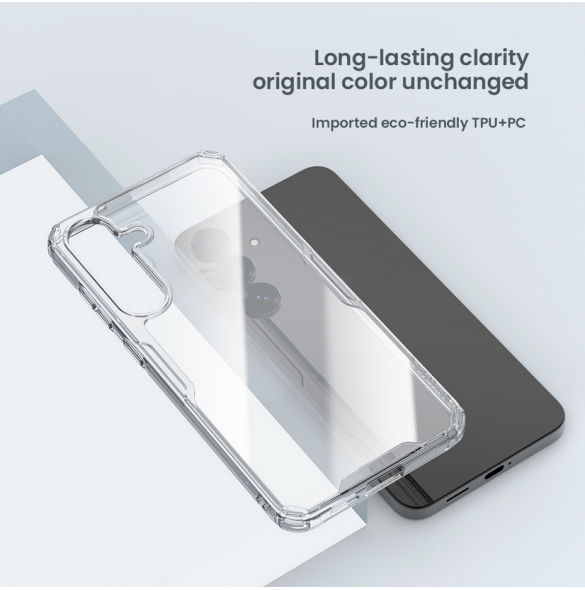Nillkin Nature TPU PRO Skal till Samsung Galaxy S25 Transparent