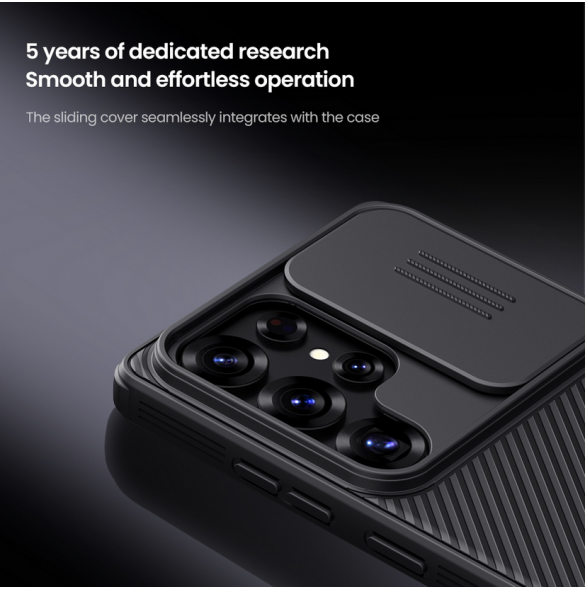 Nillkin CamShield PRO hårt fodral till Samsung Galaxy S25 Ultra Black