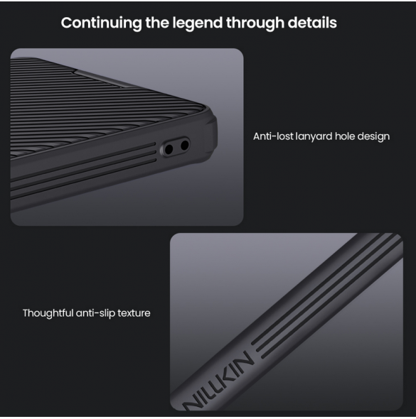 Nillkin CamShield PRO hårt fodral till Samsung Galaxy S25 Ultra Black