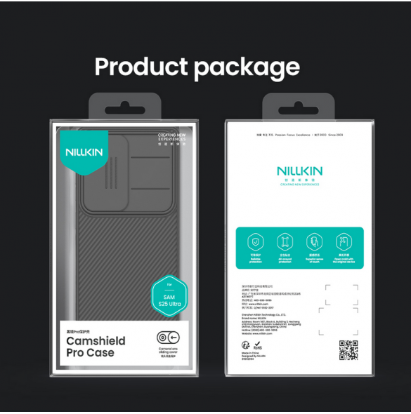 Nillkin CamShield PRO hårt fodral till Samsung Galaxy S25 Ultra Black