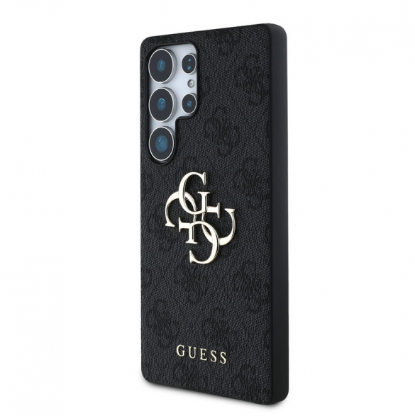 Guess PU 4G metalllogofodral till Samsung Galaxy S25 Ultra Grey