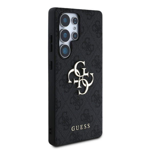 Guess PU 4G metalllogofodral till Samsung Galaxy S25 Ultra Grey