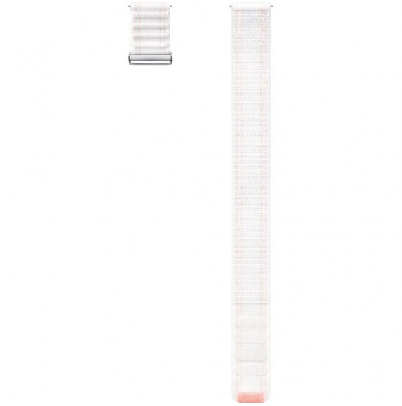 Samsung Fabric Band (Slim, S/M) ET-SVL30SWEG för Galaxy Watch7 | Klockarmband, tygrem, kardborreknäppning, hög, vit