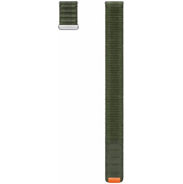 Samsung Fabric Band (Slim, S/M) ET-SVL30SKEG för Galaxy Watch7 | Klockarmband, tygrem, kardborreknäppning, hög, grön
