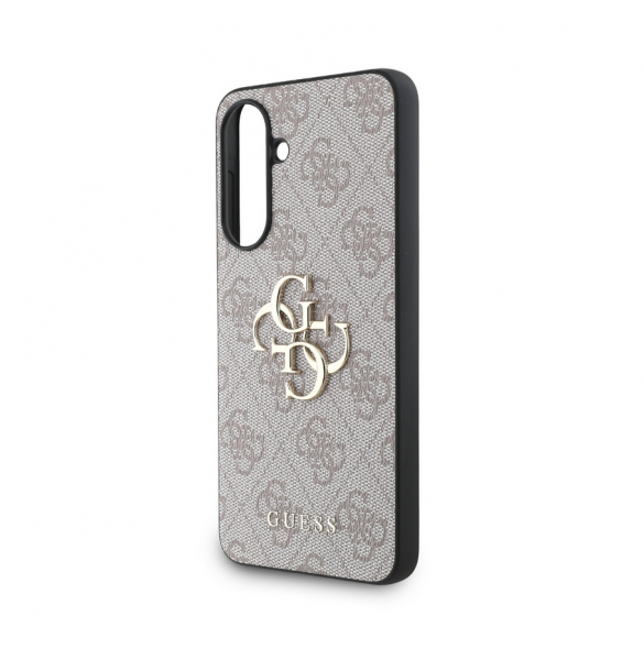 Guess PU 4G metalllogofodral för Samsung Galaxy A36 Rosa