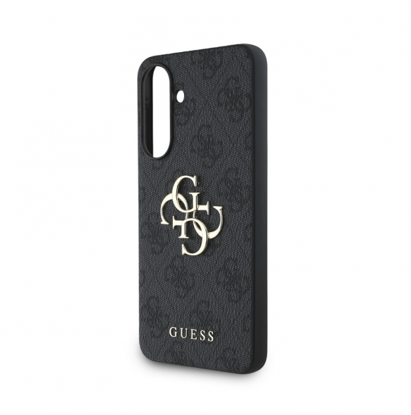 Guess PU 4G metalllogofodral för Samsung Galaxy A36 Grå