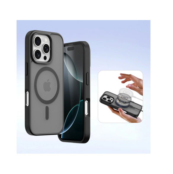 Dux Ducis Lawa Läderfodral till iPhone 16 Pro Max - Svart