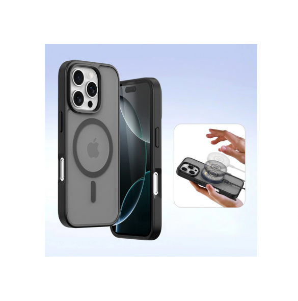 Dux Ducis Lawa Läderfodral till iPhone 16 Pro - Svart