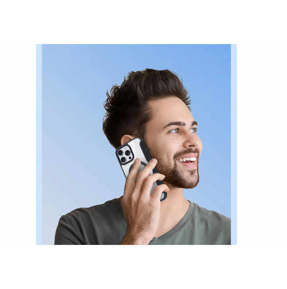 Dux Ducis Skin X Pro iPhone 16 Pro Fodral med MagSafe, Flip och Stativ - Svart