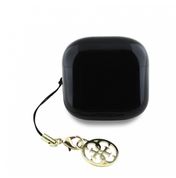 Guess Classic Logo Charm TWS Trådlösa hörlurar Svart