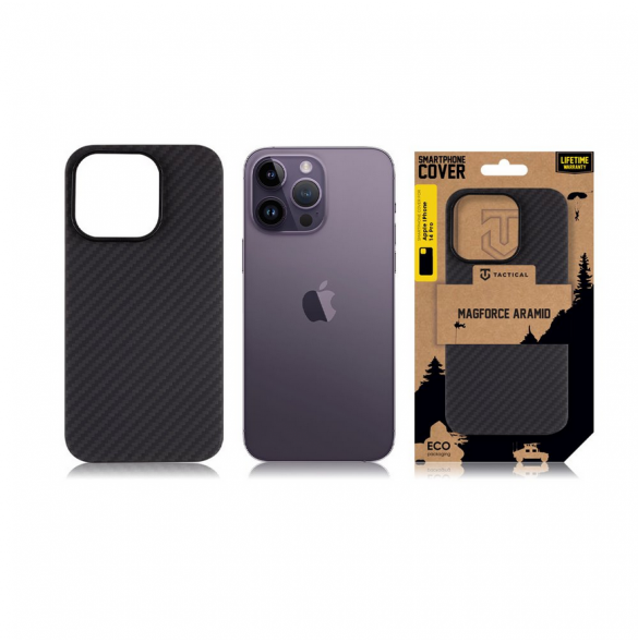 Tactical MagForce Aramid Skal till Apple iPhone 14 Pro Svart