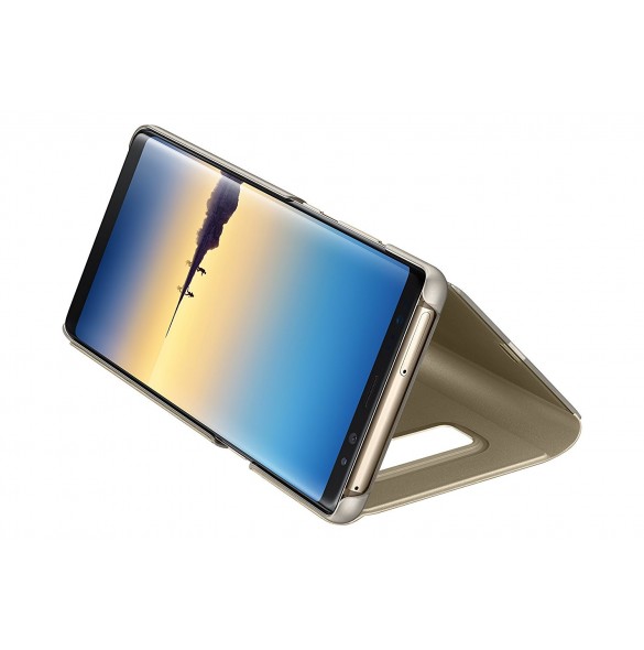 Samsung EF-ZN950CFE Clear View Case Till N950 Galaxy Note 8 - Guld