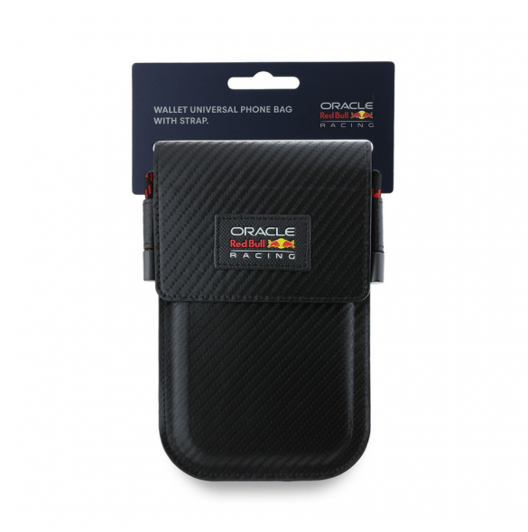 Red Bull PU Carbon Telefonväska Svart