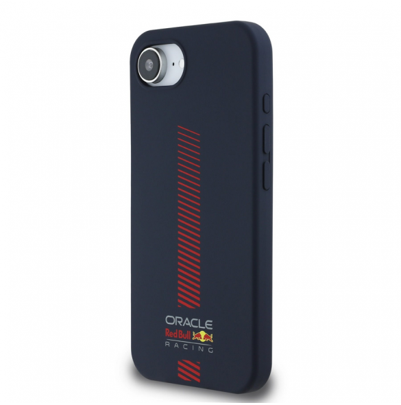 Red Bull Silikon Powerbar MagSafe Fodral för iPhone 16e Navy