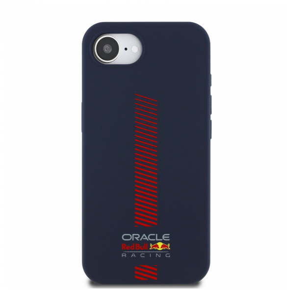 Red Bull Silikon Powerbar MagSafe Fodral för iPhone 16e Navy