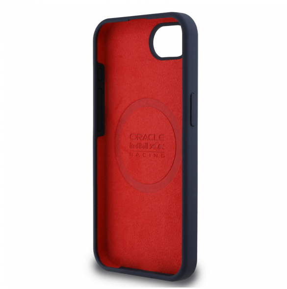 Red Bull Silikon Powerbar MagSafe Fodral för iPhone 16e Navy