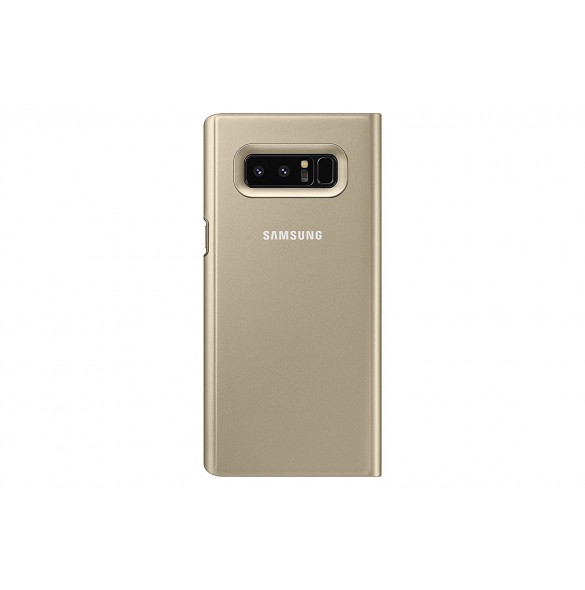 Samsung EF-ZN950CFE Clear View Case Till N950 Galaxy Note 8 - Guld
