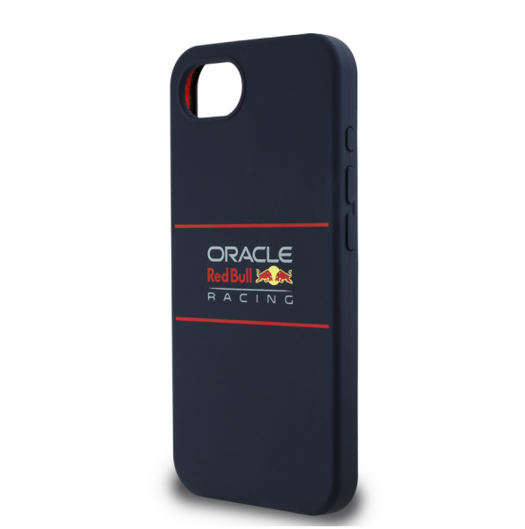Red Bull Silikon horisontell logotyp MagSafe för iPhone 16e Navy