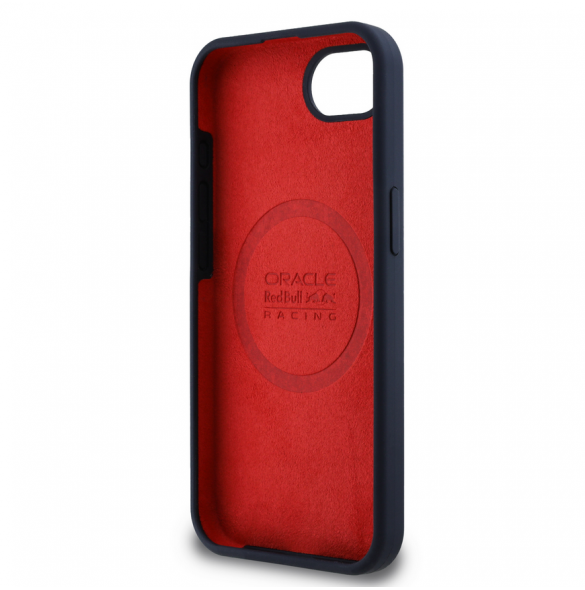 Red Bull Silikon horisontell logotyp MagSafe för iPhone 16e Navy