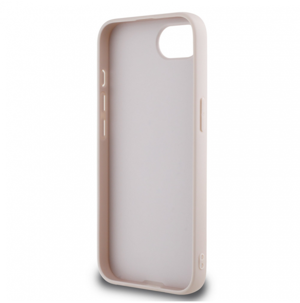 Guess PU 4G metalllogofodral för iPhone 16e Rosa
