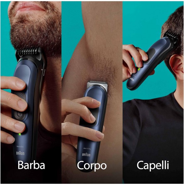 Braun MGK7450 11-i-1 Styling Set – Skäggtrimmer & Hårklippare