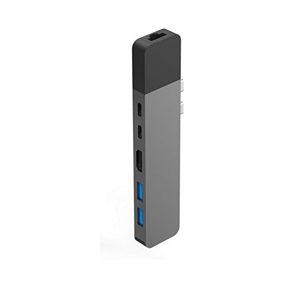HyperDrive GN28N – USB-C-hubb för MacBook Pro 2016/2017 | Grå