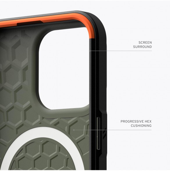iPhone 15 Pro Max Civilian MagSafe Skal – Olivgrönt Skydd